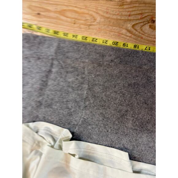 Energie Cami Top Womens L White Ruched Built In Bra Spaghetti Strap Fitted Tank - Picture 7 of 7